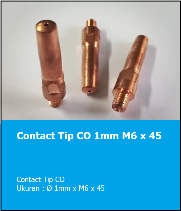 Contact Tip CO 1mm Rev04