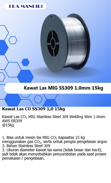 Kawat Las CO SS309 1.0 15Kg gmr 8