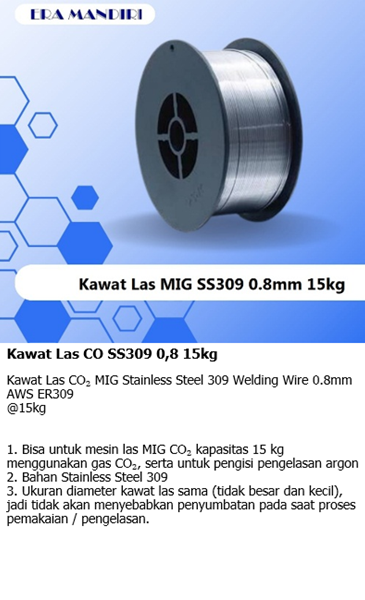 kawat Las CO SS309 0.8 15kg gmr 7